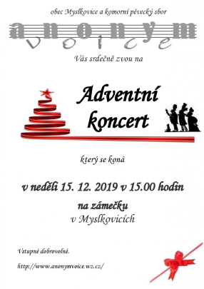 Adventní koncert Anonym Voice