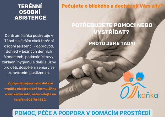 Centrum Kaňka - Terénní osobní asistence