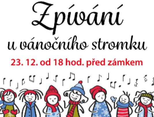 Zpívání u vánočního stromečku